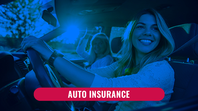 Auto Insurance family in car dark