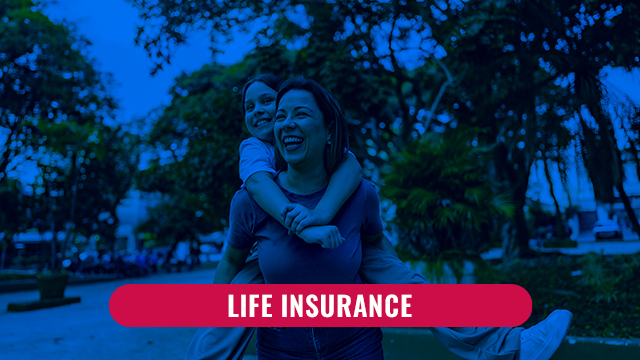 Life Insurance family image dark